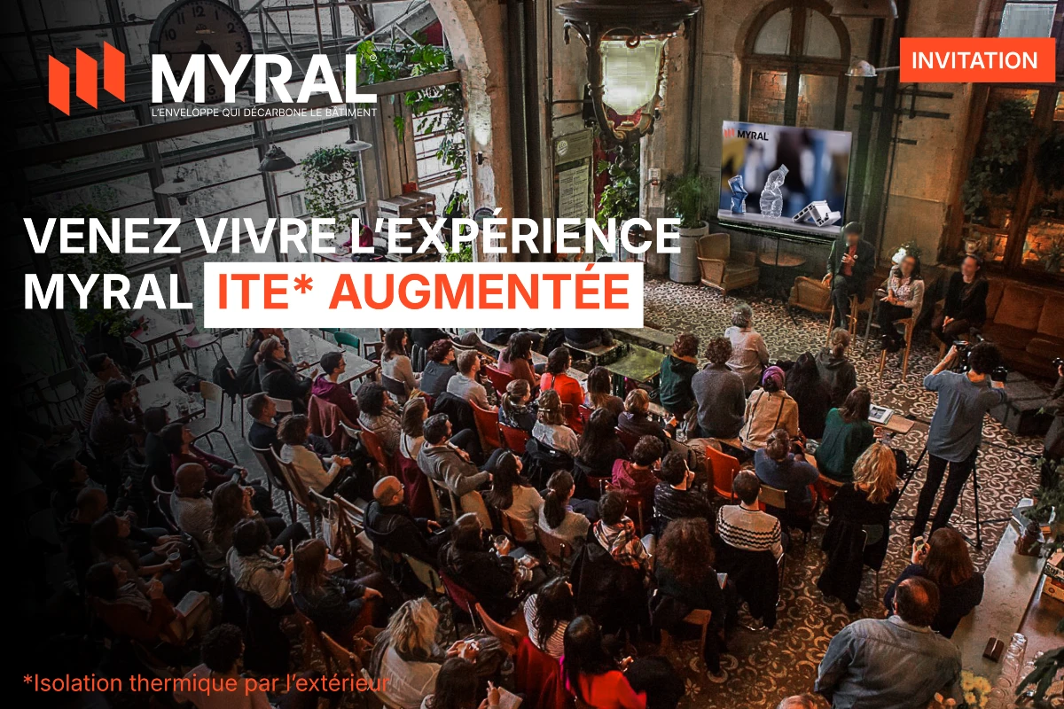 INVITATION : le 24 juin à Paris, l'équipe Myral dévoile l'ambition ITE Augmentée