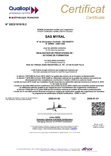 Certification Qualiopi