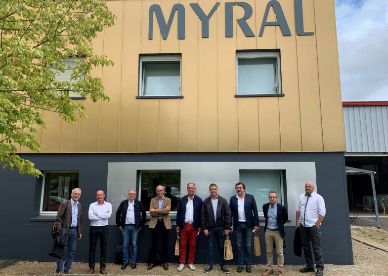 Myral, isolation, aluminium, acier, délégation, experts